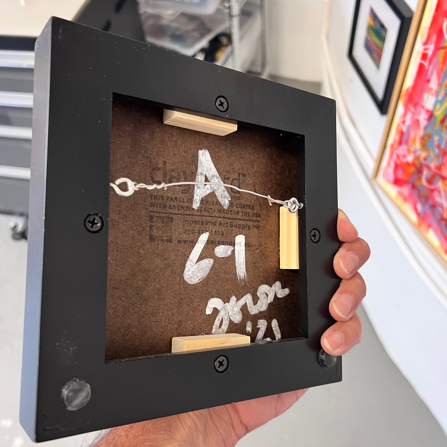 Alpha (Panel 6-1), framed