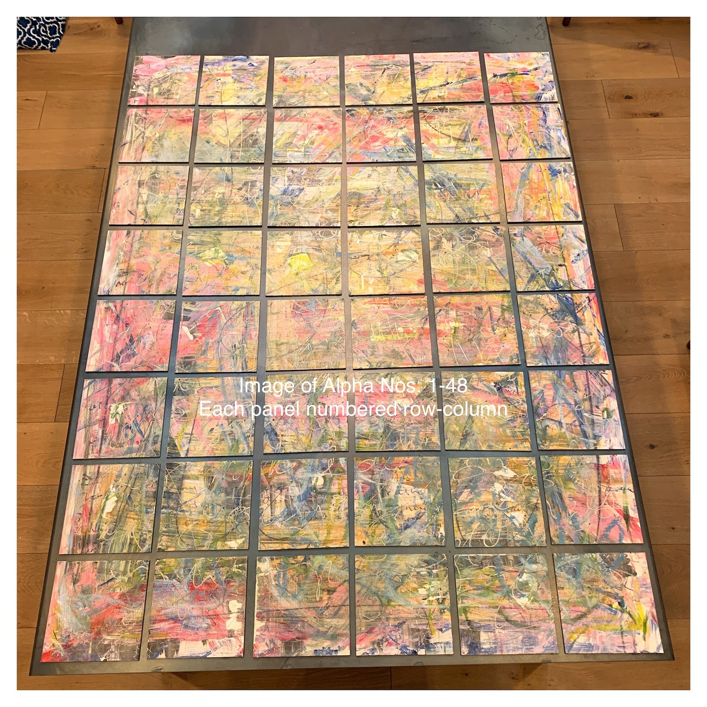 Alpha (Panel 4-3), framed